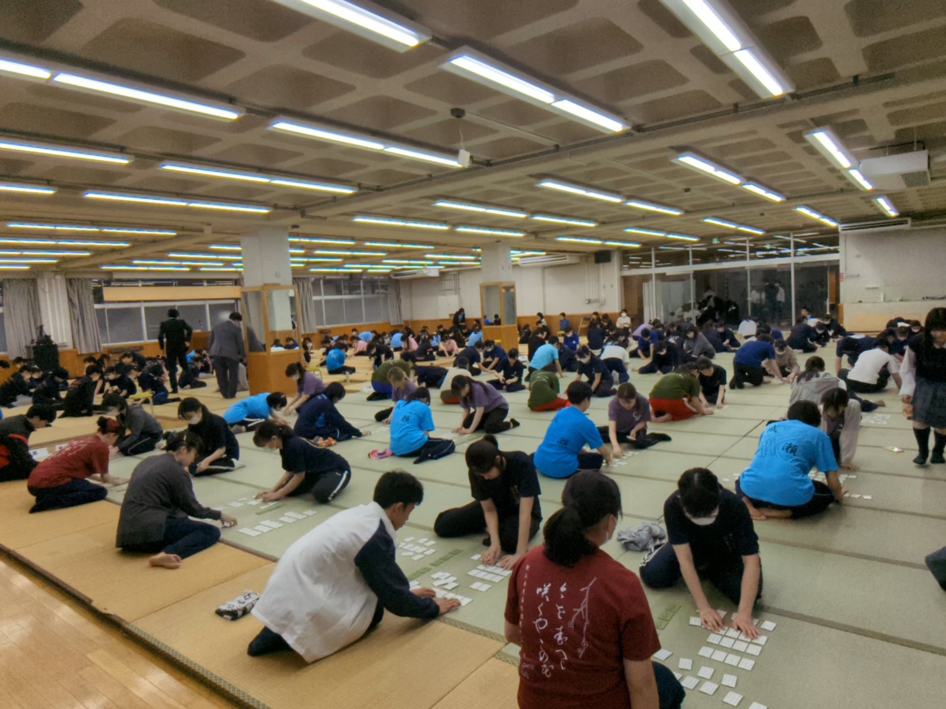 かるた部　団体戦風景